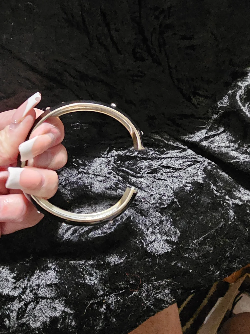Silver Cuff Bracelet - Women's Silver-Tone Bangle